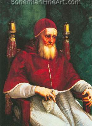  Titian, Portrait of Pope Julius II Fine Art Reproduction Oil Painting