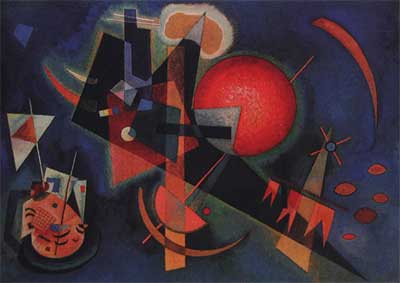 Vasilii Kandinsky, In Blue Fine Art Reproduction Oil Painting